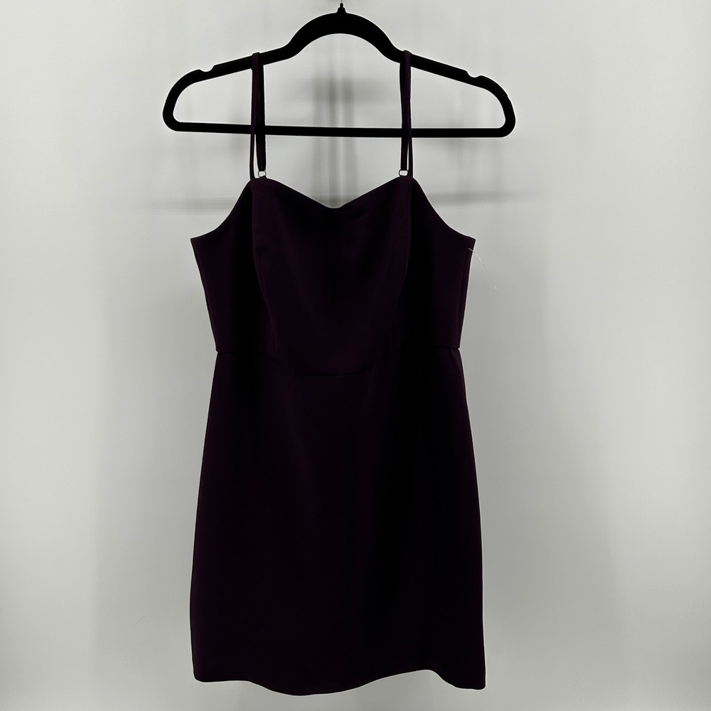 BCBGeneration Blackberry Purple Sheath Mini Dress 10 NWT Cocktail‎ Party Minimal